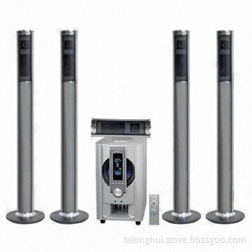 5.1-channel Computer Speakers with Hi-fi, Fashionable, 50Hz-18kHz Frequency Response